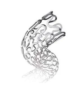 The Co-Cr stent offers high radiopacity and biocompatibility, providing an excellent balance between radial strength and flexibility.